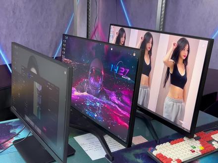 显示器27英寸和32英寸哪个好?有什么不同差距区有多大,25英寸27英寸32英寸显示器长宽对比!#显示器 #27英寸 #32英寸 #25英寸 #sanv SANV品牌显示器、源头工厂发货,全新原装包点