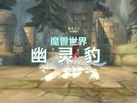 魔兽世界时光服— 唯一模型半透明幽灵豹!#网易大神 #魔兽世界