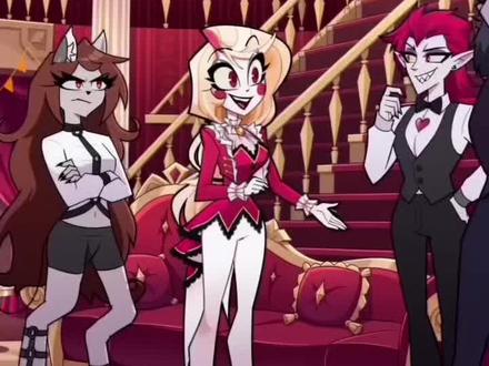 我用豆包给我oc做了个动画#地狱客栈#地狱客栈oc #自制动画 #oc动画 #创作者扶持计划