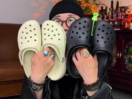 卡骆驰云朵洞洞鞋包头增高男女同款 #crocs云朵鞋 #crocs云朵 #卡洛驰洞洞鞋 #卡洛驰云朵 #卡骆驰207521