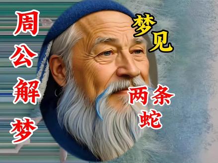 梦见两条蛇🐍#周公解梦#梦的解析#做梦