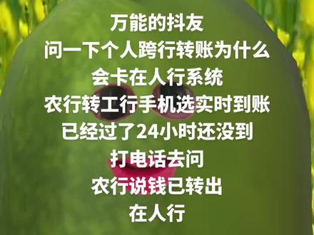 现在银行是怎么了,以前都能实时到账啊,人行处理要多长时间啊#银行那些事 #银行转账限额 #银行