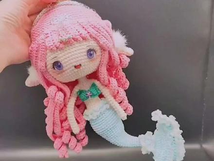 美人鱼口金包钩织教程来啦