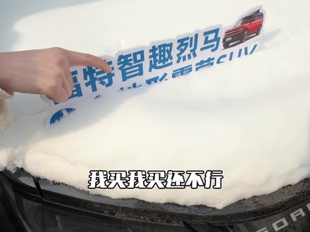河南下雪了,请你吃“毛豆腐”#社恐人就这么假装卖霉豆腐 #福特智趣烈马 #福特智趣烈马震撼上市 #全地形露营SUV #新能源方盒子 @福特汽车