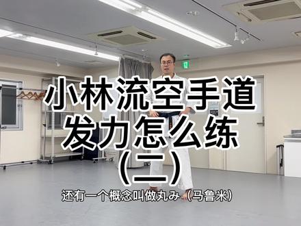 #空手道 小林流空手道的发力入门第二弹。曲中求直,旋转加速,提高出手速度和力度的门道。#日常训练 #功夫 #武术 #日常练功
