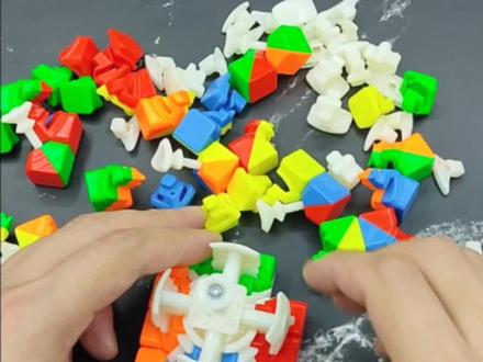 帮粉丝朋友组装四阶魔方全过程