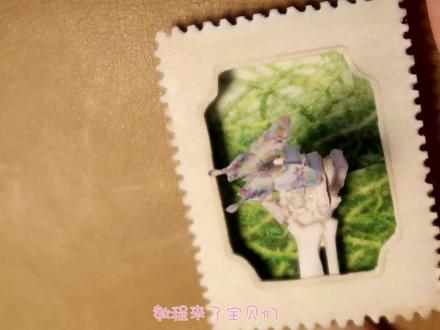 指尖蝴蝶 教程它来了 #教程#手工 #机关邮票 #浪漫至死不渝