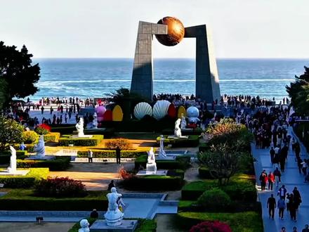 这里是汕头南澳岛北回归线标志塔,又称“自然之门”,是南澳岛必打卡之地#北回归线 #自然之门 #南澳岛 #旅行推荐