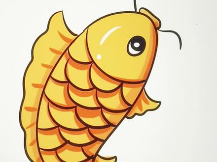 用数字2画鲤鱼#简笔画#画画教程#学画画