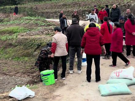 我本来只打算买二包水泥➕自己的沙小补一下,结果大家纷纷响应,工程越弄越大,大家说弄就弄好点,明天早上所有社员拿起锄头,渠坎子,水沟清淤。#团结就是力量 在农村修补道路和清理水沟是村民们共同的责任和义务。然而,尽管大家都明白这些工作的重要性,但在实际操作中,却常常面临着一个痛点:缺乏一个称称头人,村民们虽然有心参与,但却因为缺乏组织和指导,而迟迟无法行动起来。然而一旦有了一称头,大家纷纷拿起锄头,投入到修补道路和清理水沟的劳动中,共同为改善农村的生活环境贡献力量。因此,农村修补道路和清理水沟的痛点,不仅仅在于物质资源的缺乏,更在于缺乏一个能够带领大家共同行动的称头的带头人。只有解决了这个问题,才能真正激发村民们的集体力量,共同建设美好的农村家园。#乡村振兴在路上 #农村凝聚力