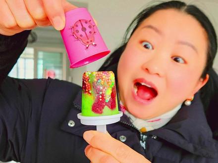 糖葫芦还做成老冰棍雪糕,真有趣! #糖果 #内容启发搜索