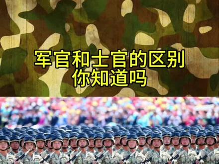 军官和士官的区别你知道吗?#参军知识 #大学生参军 #参军入伍报效国家 #当兵 #兵爸兵妈