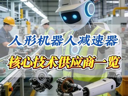 形机器人减速器 核心技术供应商一览 人形机器人减速器 核心技术供应商一览 #人形机器人 #绿的谐波 #中大力德 #昊志机电 #丰立智能 #秦川机床 #汉宇集团 #卧龙电驱 #三花智控 #汇川技术 #鸣志电器 #步科股份 #江苏雷利