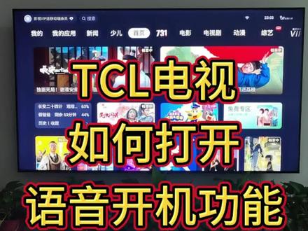 TCL和雷鸟电视机如何打开语音开机功能?#电视机安装#电视机使用#TCL电视机#雷鸟电视机#语音开机