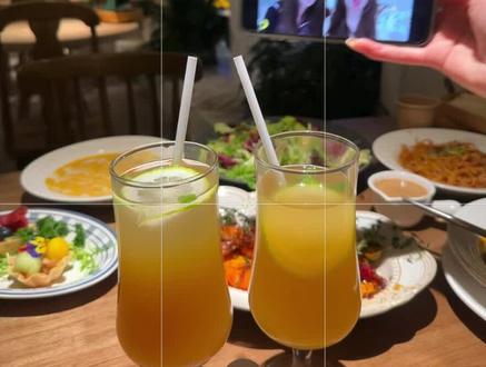 诡秘这张我们真能拍!下次吃漂亮饭拍~原图指路@9979. #吃饭怎么拍照好看 #不卡建模的拍照姿势 #闺蜜拍照姿势 #吃饭拍照姿势get起来 #一起来拍照啦