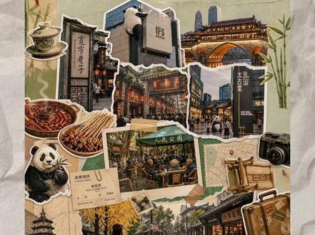 用AI做城市复古拼贴封面海报!附详细提示词!#文旅 #AI绘画 #AI动画 #创意海报 #城市海报