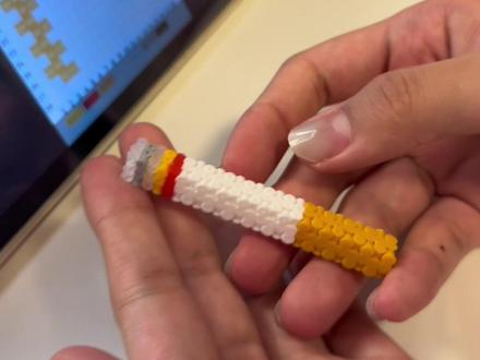 🚬香烟拼豆教程来啦#手工diy #拼豆 #立体拼豆