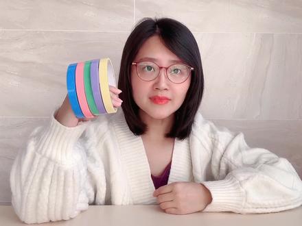 粘球胶带做幸运星,五颜六色还有水晶的感觉,太治愈了 #手工diy #创意手工 #幸运星 #胶带球