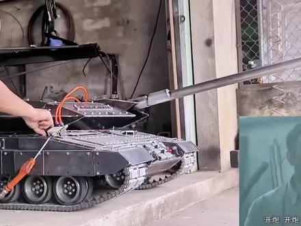 这才叫硬核DIY!全金属豹2A6陆战坦克制作揭秘#手工diy #模型制作 #牛人制造 #坦克模型