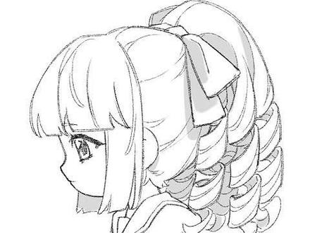 高马尾罗马卷发型绘制讲解+转角度 明天是最后一个教程视频噜,燥候周五#绘画教程 #头发绘制 #绘画 #自学帮 #Q版