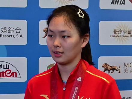 姚睿轩:一直把师姐孙颖莎作为偶像和追赶目标 #姚睿轩 #孙颖莎 #河北乒乓球 #女乒 #全运会 @抖音小助手