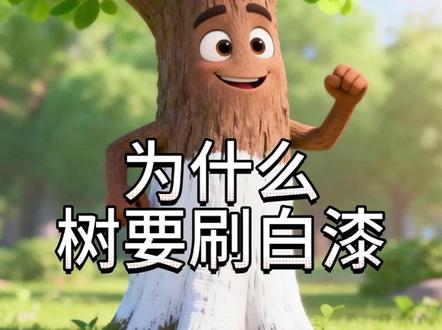 少儿科普《为什么树要刷白漆?》 为什么树要刷白漆? #儿童教育 #亲子教育 #儿童动画 #儿童科普 #益智动画