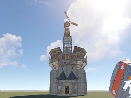 RUST建筑翻盖小别墅,新手不喜勿喷#游戏 #单机游戏 #主机游戏