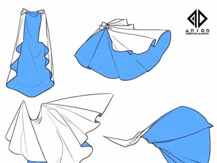 【绘画小技巧】披肩斗篷绘画参考 #设计 #设计小技巧 #绘画 #设计技巧 @DOU+小助手 @抖音小助手