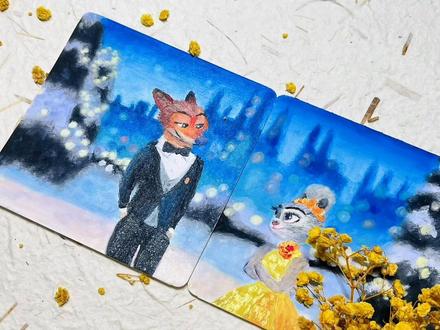 油画棒•疯狂动物城之穿礼服的兔警官•详细教程 🦊🐰绅士狐and华丽兔终于合体啦
🤫合照在视频最后
#油画棒教程 #油画棒 #自学画画打卡 #疯狂动物城2 #青年创作者成长计划