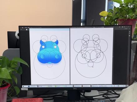 做这种AI黄金比例圆切LOGO边缘总是对不齐,快来看看AI黄金圆插件吧非常实用#LOGO设计 #插件 #平面设计