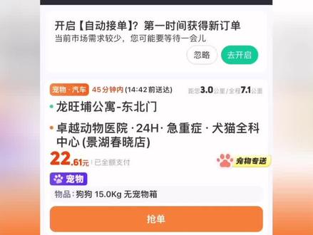 滴滴出了宠物订单,#顺风车经验分享