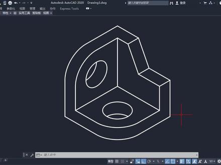 CAD轴测图的画法#cad #cad教程 #cad讲堂