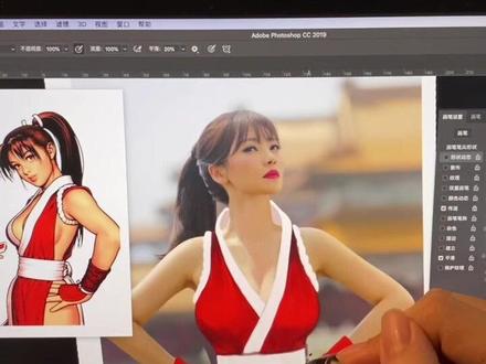 柳岩cosplay不知火舞(上),孩子放假了,没时间画画了,珍惜吧!