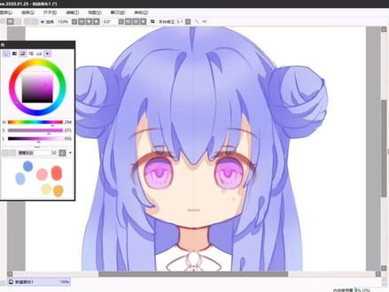 #绘画干货 #sai2 #教程 #头发画法
手把手教你怎么用更偷懒的方法
画Q版小人和头发