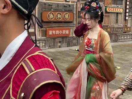樱桃女侠孙雪宁520来河头老街了#河头老街和唐诡樱桃女侠联动了 #河头老街