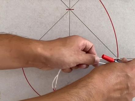 看看木工尺规作图画鸡蛋圆儿简单易学