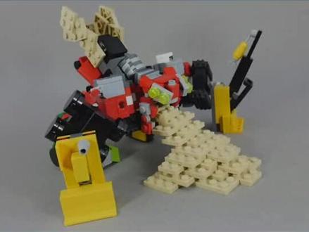 乐高电影版变形金刚大力神完整版 #乐高 #乐高moc#变形金刚#迷你