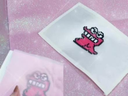 格力特布烫豆?我来试试!#拼豆 #拼豆图纸 #拼豆日常 #手工diy #拼豆教程