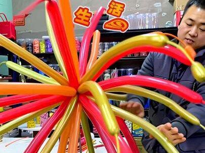 烟花气球教程#烟花气球