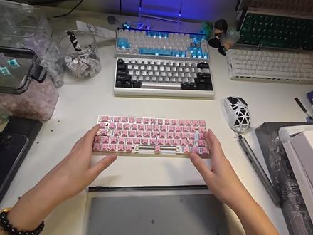 满改的声音就是无敌 外观也很漂亮#ev63 #磁轴键盘 #游戏外设