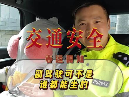 副驾驶不是谁都可以坐的#安全座椅 #交通安全知识点