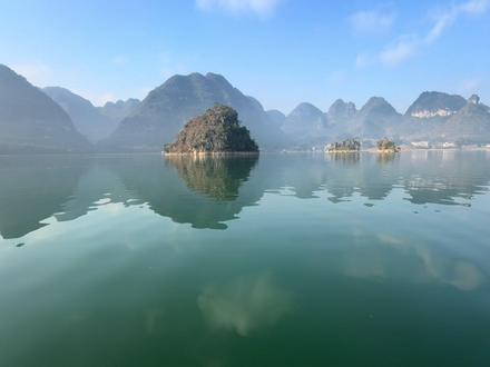 云里雾里的渠洋湖那是水上的桂林