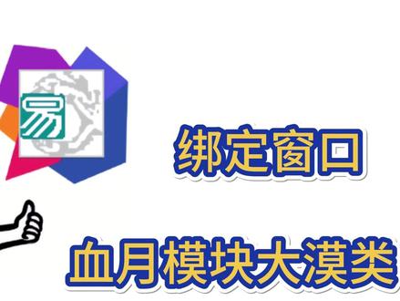 易语言血月模块大漠插件-绑定窗口 #易语言 #电脑知识 #编程