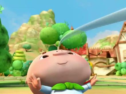 小呆呆把鼻涕变成棒棒糖,猪猪侠和菲菲嫌恶心,叫他拿远点