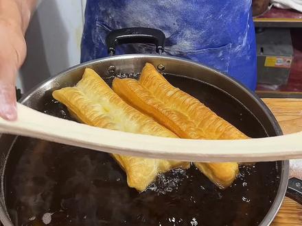 尚川香脆复配油条膨松剂使用教程#炸油条