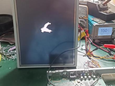 纳智捷竖屏主机天热就花屏,这样是个通病,今天彻底修复好 #芯片级维修 #电子技术