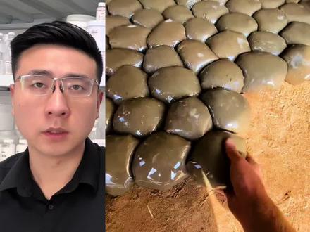 国外懒人铺路神技,一袋一袋摆好就成型,渗水防滑超省事#水泥袋铺路 #国外懒人铺路法 #袋装水泥速铺 #免搅拌铺路 #透水防滑路面