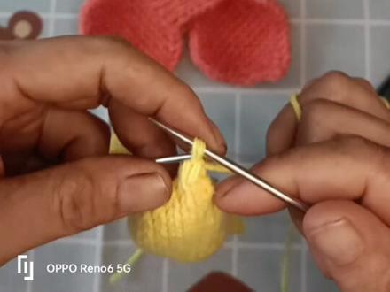 #玩毛线 #简单易学 宝宝兔子帽一