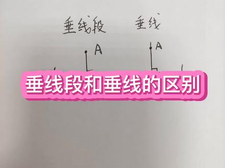 #教育 #萌知计划 四年级常考知识点:画垂线段和画垂线的区别。#抖出知识点 @抖音青少年
