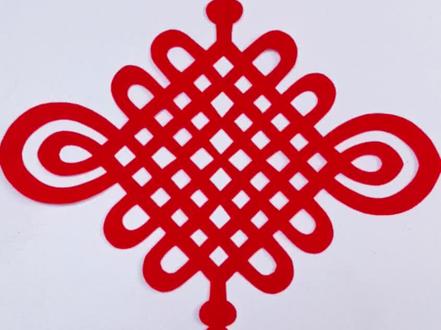 新年快到了,一起来剪好看又喜庆的中国结吧! #非遗手工 #新年手工 #手工剪纸